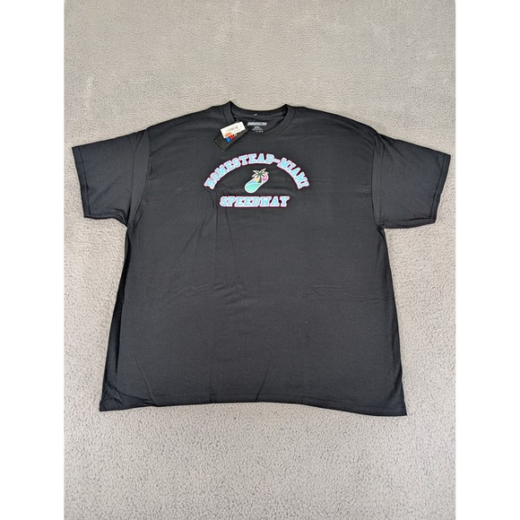 Homestead Miami Speedway Shirt Mens 2XL Black NASCAR Racing Palm Tree Tee New - Picture 1 of 9